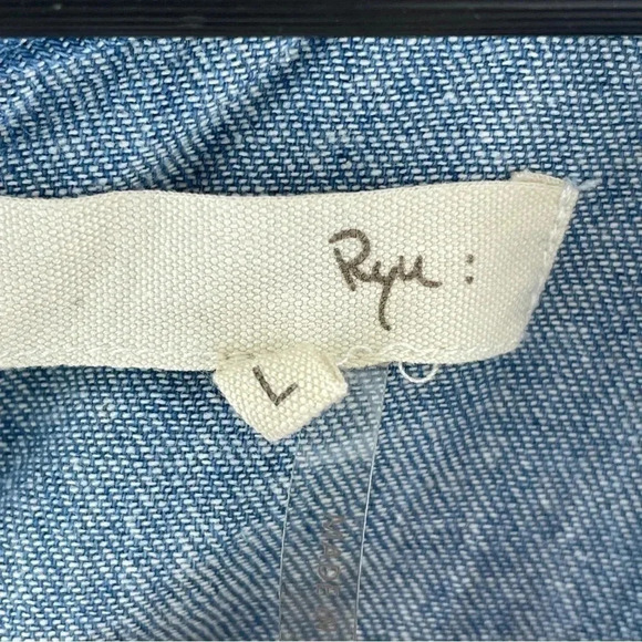 Ryu Size Large 3/4 Sleeve mini scatter dress Women's 8562 - Picture 7 of 10